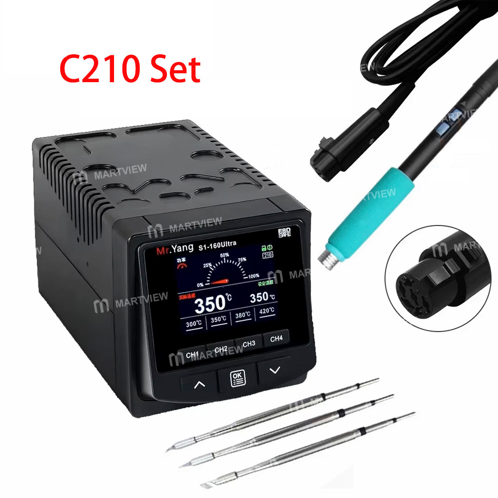 ycs s1-160-ultra-color-display-handle-wire-control-constant-temperature-soldering-station-2