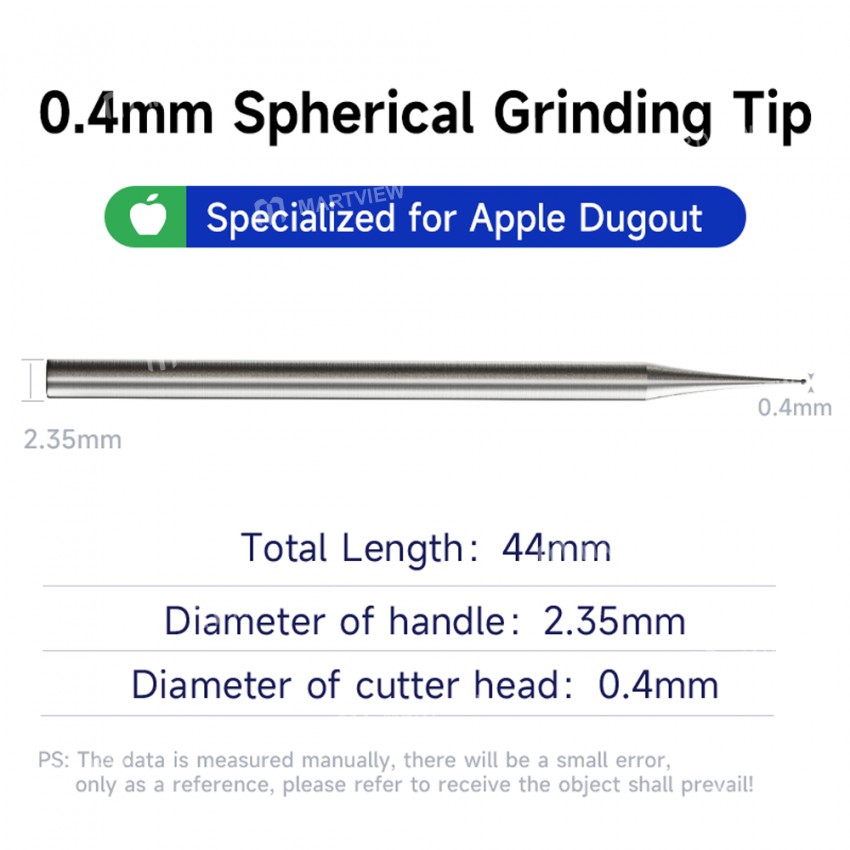xinzhizao 235mm-diameter-spherical-straight-needle-laminate-grinding-heads-2