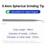 xinzhizao 235mm-diameter-spherical-straight-needle-laminate-grinding-heads-2