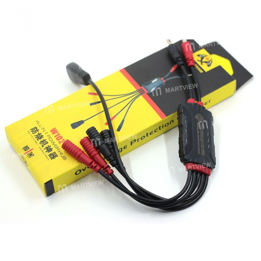 All in 1 Power HUB Cell Phone Repair Over-voltage Protection Extender for DC Power Supply