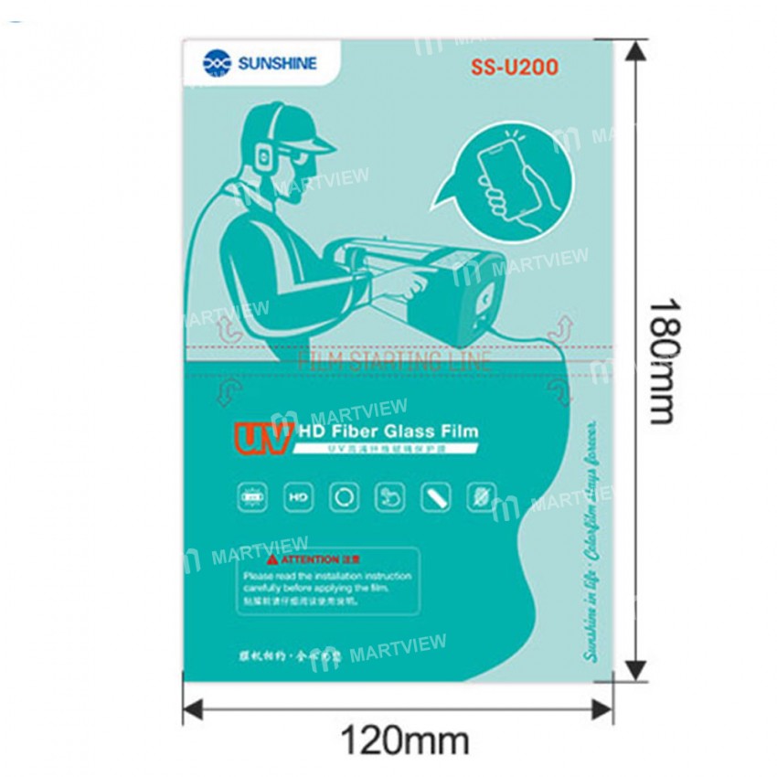 sunshine ss-u200-hd-uv-fiberglass-screen-explosion-proof-protective-film-3