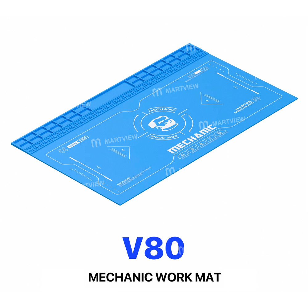mechanic v80-35x60cm-heat-resistant-anti-corrosion-soldering-work-pad-with-parts-tray-2