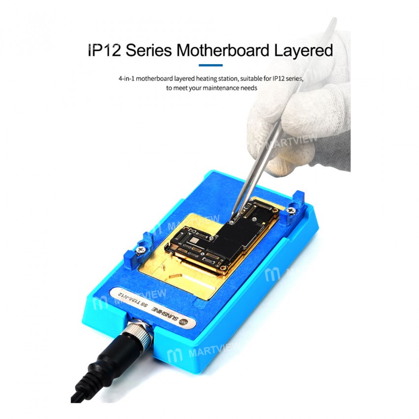 Sunshine SS T12A-N12 Motherboard Repair Heating Station Platform for iPhone 12 / 12 Pro / 12 Pro Max