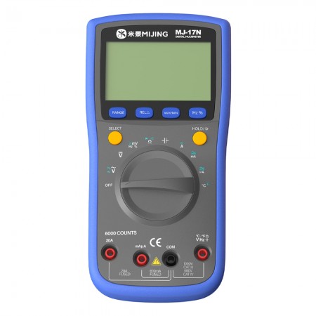 Mijing MJ-17N Auto Range LCD Display True-RMS High-precision Digital Multimeter