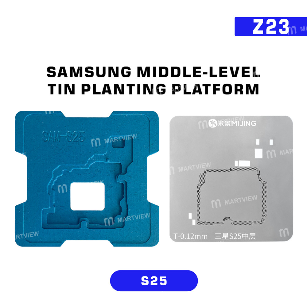 mijing z23-middle-level-tin-planting-bga-reballing-platform-set-for-samsung-galaxy-s20-to-s25-series