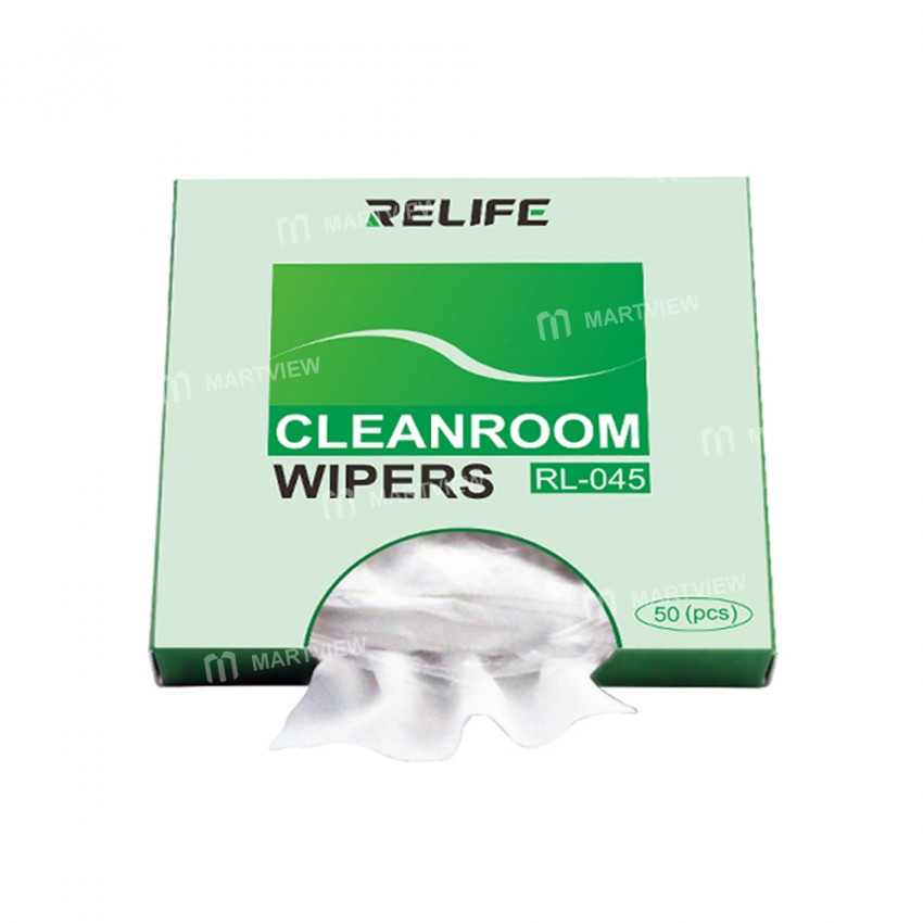 Relife RL-045 Antistatic Fiber Wipe Dustproof Cloth 50 Pieces