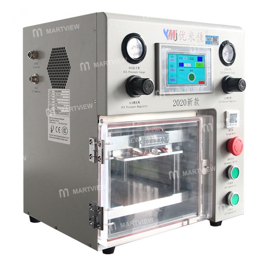 YMJ YMJ-TH-40 Mini Laminating Machine Max 7inch for 11Pro Max S20 Ultra Note10 Plus All Mobile Phone