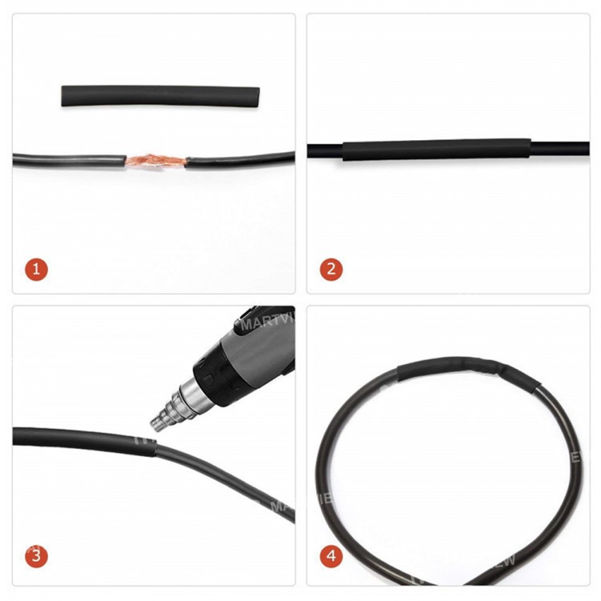 Multi-specification Insulating Heat Shrinkable Tube Combination Set for Cable Protection