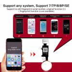 Replacement jc 6th 3d universal home button with return function fingerprint flex cable for iPhone 7