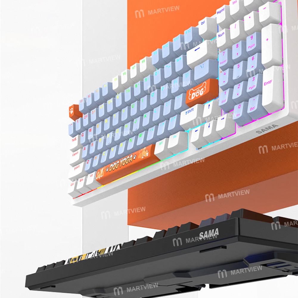 sama gw3000-7d-function-keys-4-stage-dpi-rgb-mechanical-switch-keyboard-with-mixed-colors-7