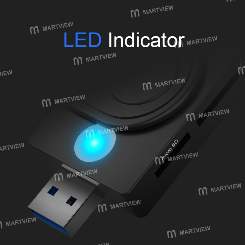 Rocketek RT-SCR10 High-Performance USB2.0 Smart Card Reader for Desktop and Mobile Devices