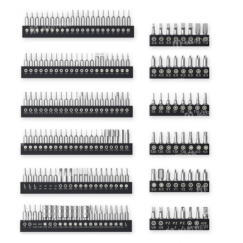 Jakemy YF-P13 201-in-1 Precision Magnetic Screwdriver Set with Opening Tools