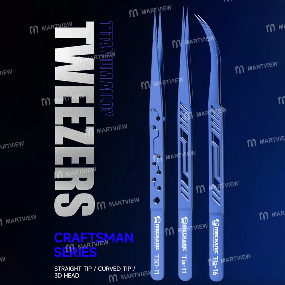 mechanic t3d-11-tia-11-tia-16-motherboard-flying-wire-titanium-alloy-tweezers-2