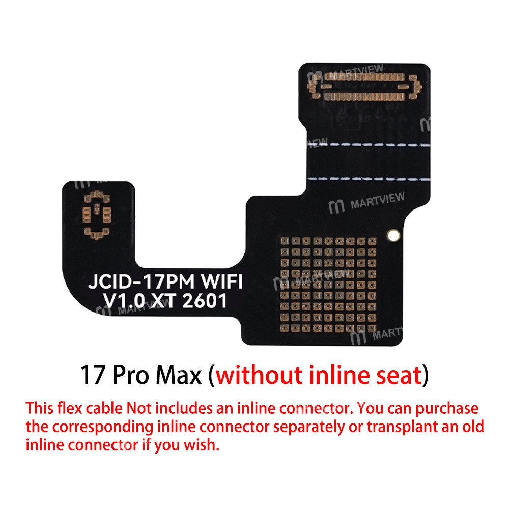 jcid motherboard-wifi-earpiece-repair-flex-cable-without-inline-seat-for-iphone-17-pro-17pro-max-2