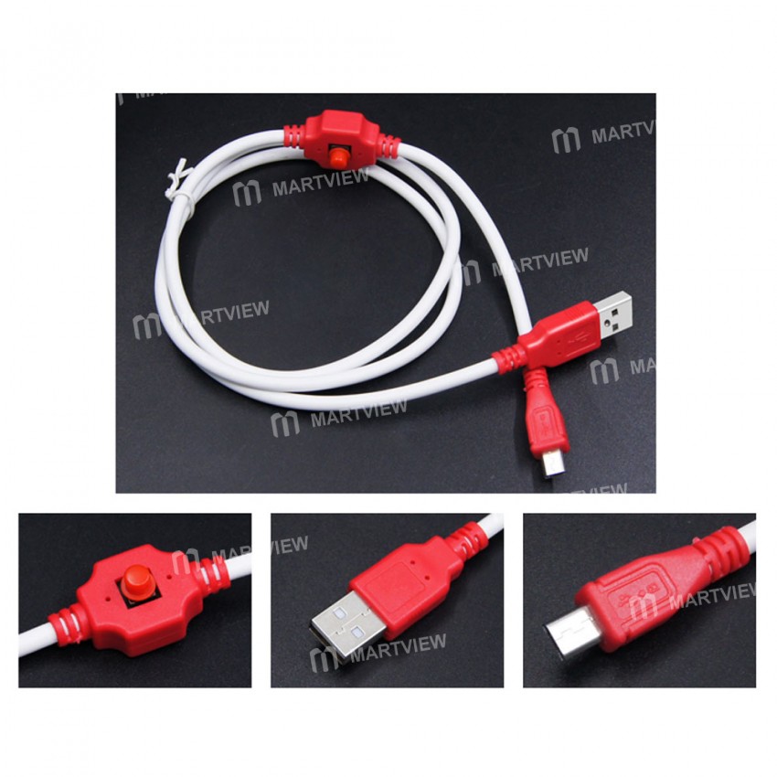 MRT Key Dongle + Martview All Boot Cable & Micro USB To Type-C Adapter + 9008 BL Unlock Cable for Xi