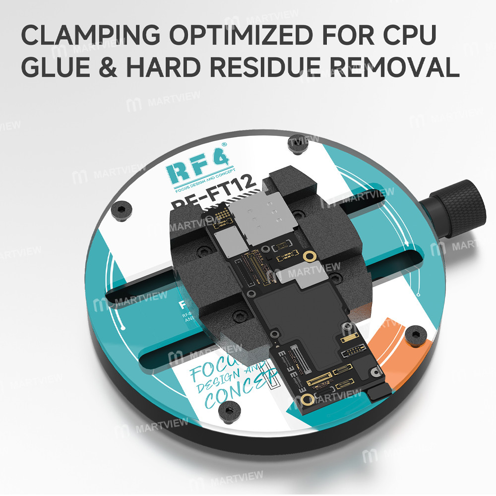 rf4 rf-ft12-single-knob-single-axis-ring-shaped-tempered-glass-motherboard-repair-fixture-3
