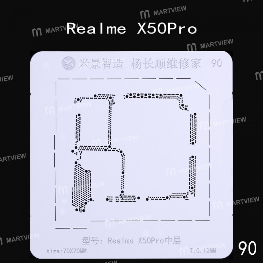 mijing oppo-series-middle-layer-bga-reballing-stencil-support-mijing-m21-universal-base-9