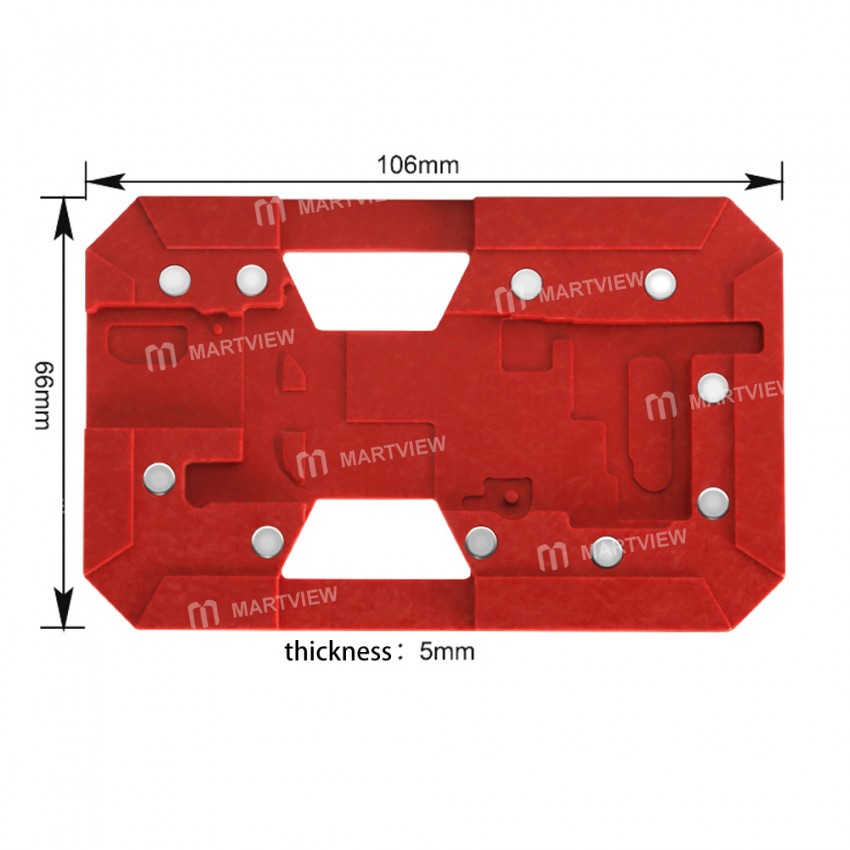 BST IP13 4-in-1 Middle Layer Planting Tin Template Platform for iPhone 13 Series
