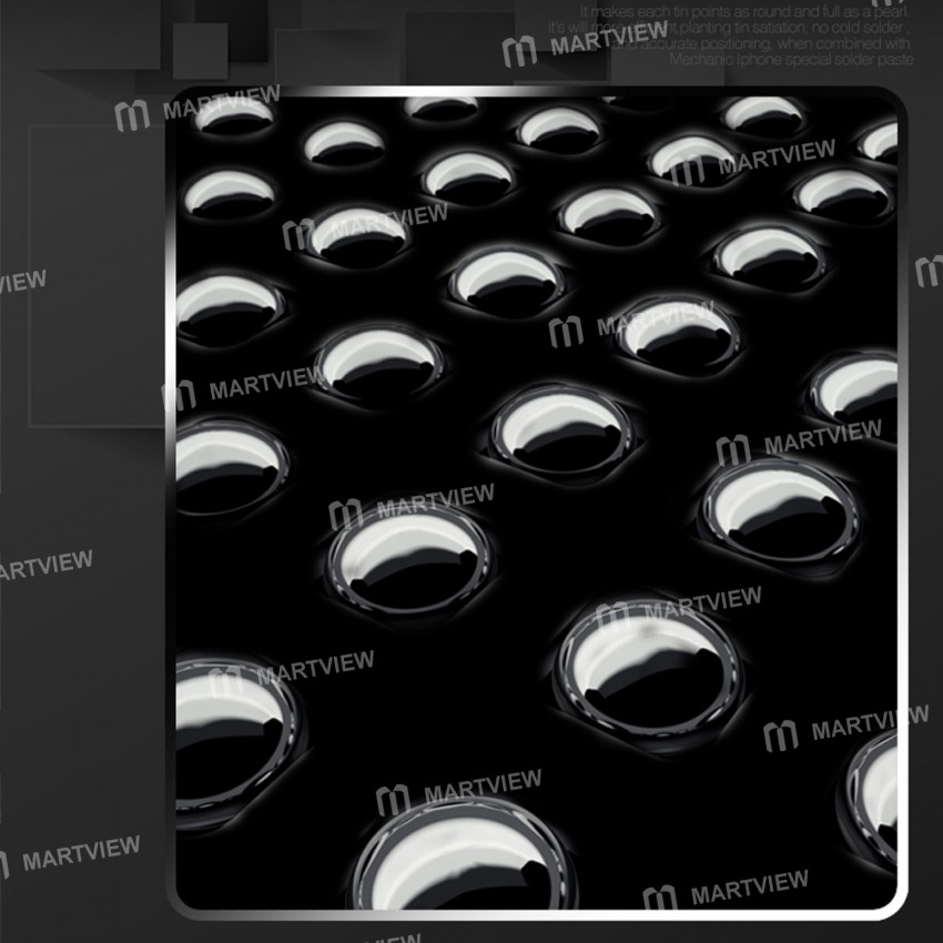 Mechanic S45 3D Groove Tin BGA Reball Stencil for A12 iPhone Xs / Xs Max / XR