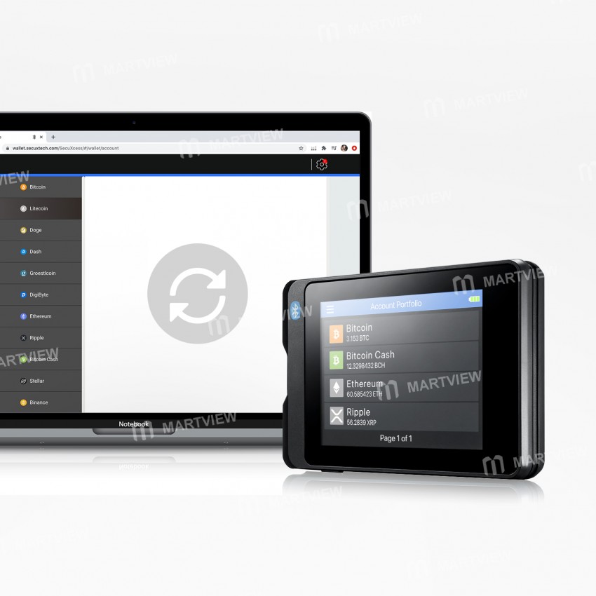 SecuX W20 Crypto Hardware Wallet - Cross-platform Operation & Infineon CCEAL5+ Secure Element
