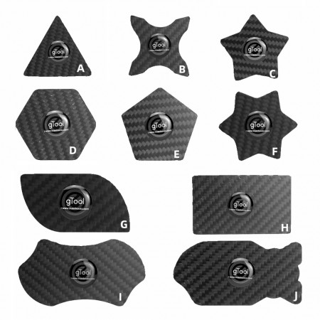 gTool 0.2mm 10-in-1 Carbon Fiber Stripping Prying Tool Set for Mobile Phone Repair
