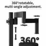 best 360-rotation-universal-folding-fixed-lifting-metal-microscope-articulating-arm-bracket-3