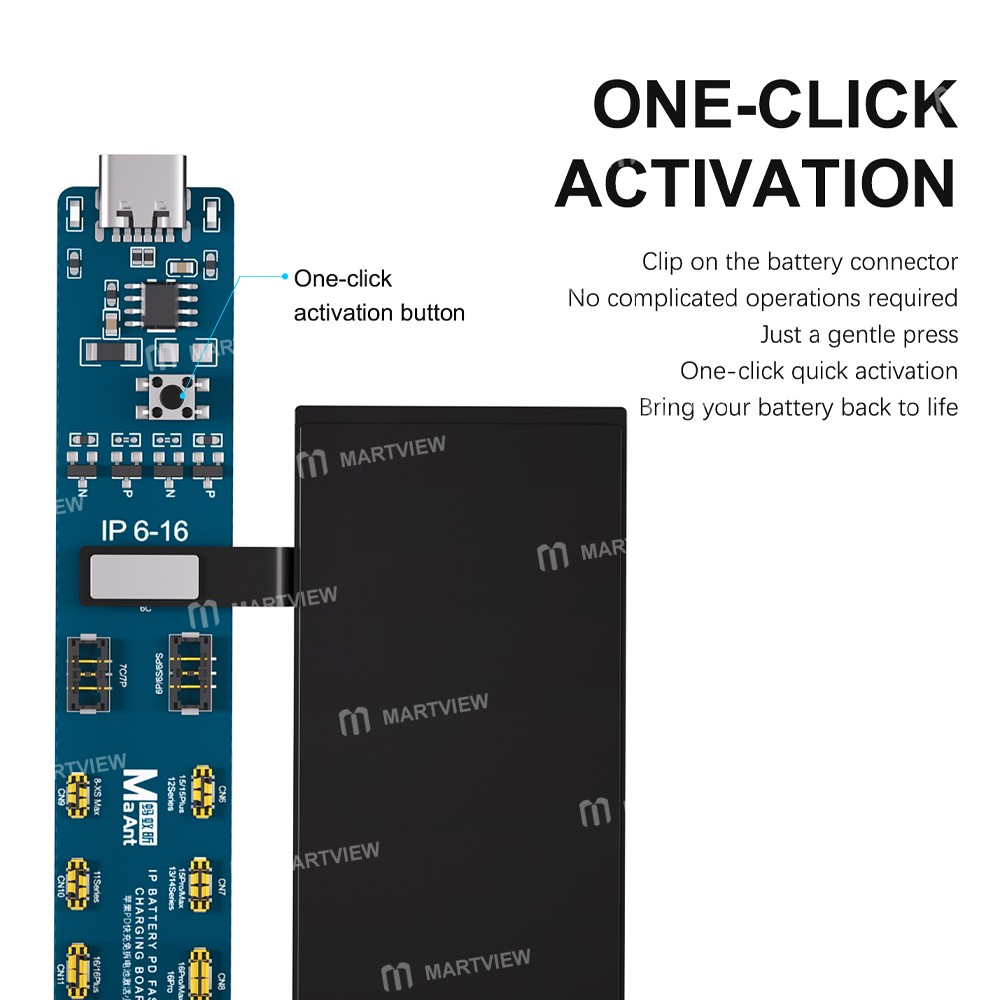 maant m091-m092-battery-activation-small-board-for-iphone-6-to-16pro-max-android-phones-5