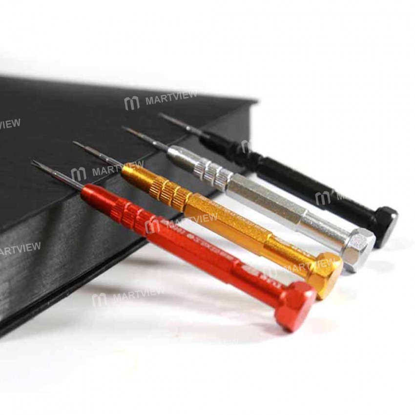 BST-9903 360 Rotation Aluminum Alloy Precision Magnetic Screwdrivers with S2 Steel Bits