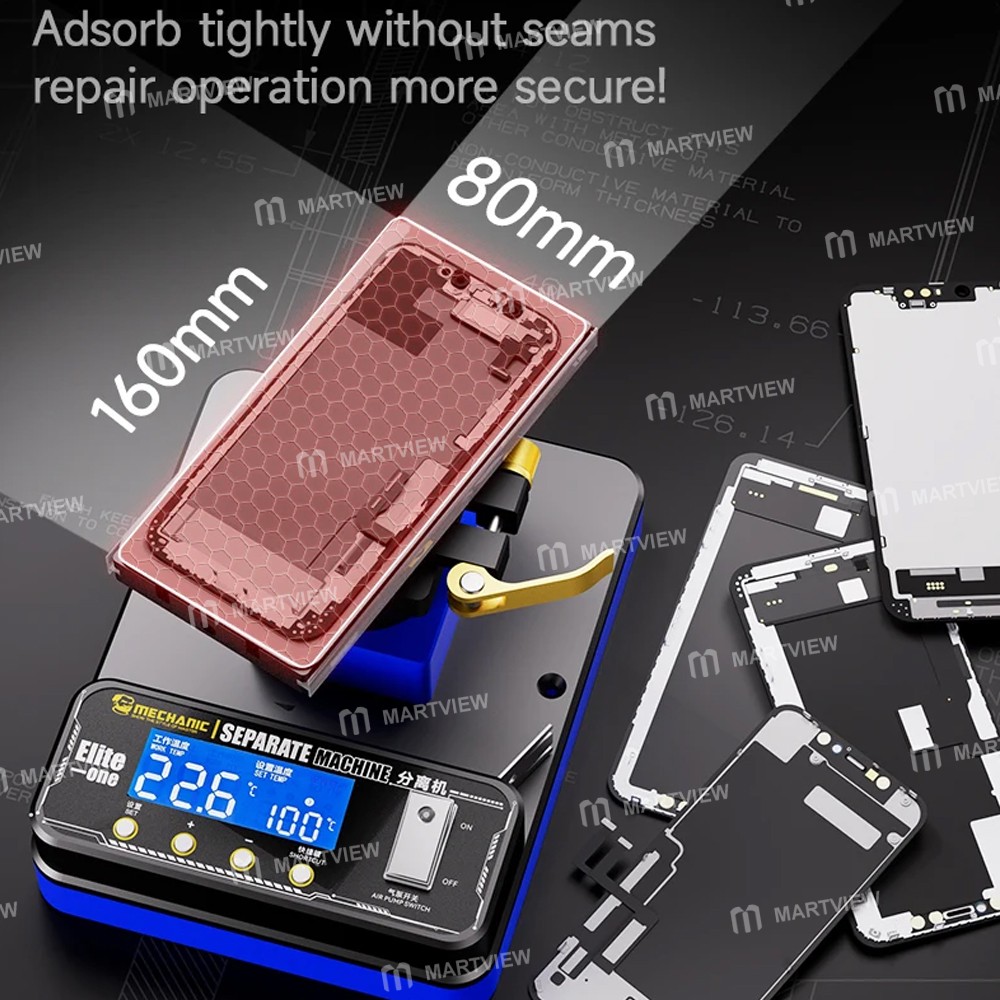 mechanic elite-one-360-rotating-cell-phone-lcd-screen-separate-machine-built-in-vacuum-pump-7