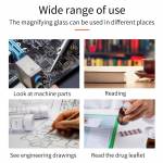 luxianzi portable-3x-6x-card-type-transparent-glass-magnifying-with-led-light-6