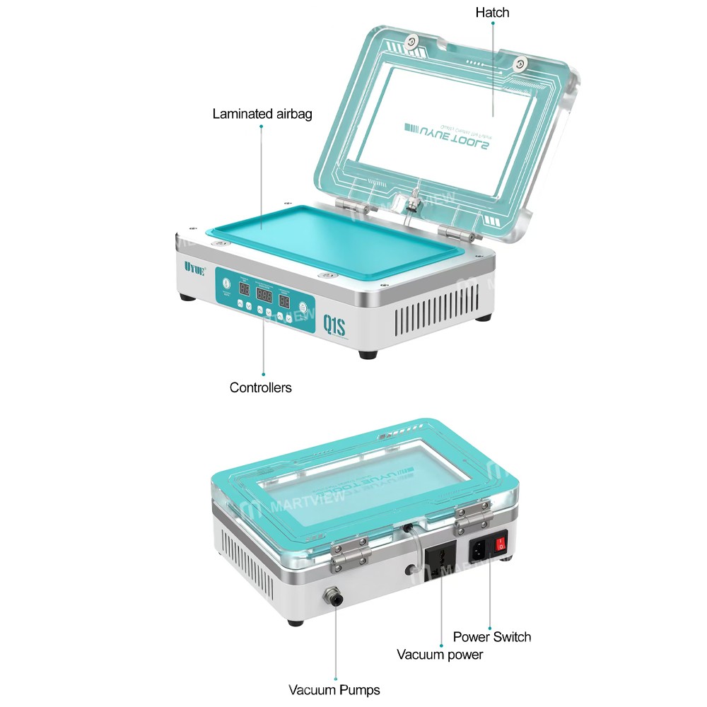 uyue q1s-9-inch-lcd-screen-oca-lamination-machine-built-in-air-compressor-11