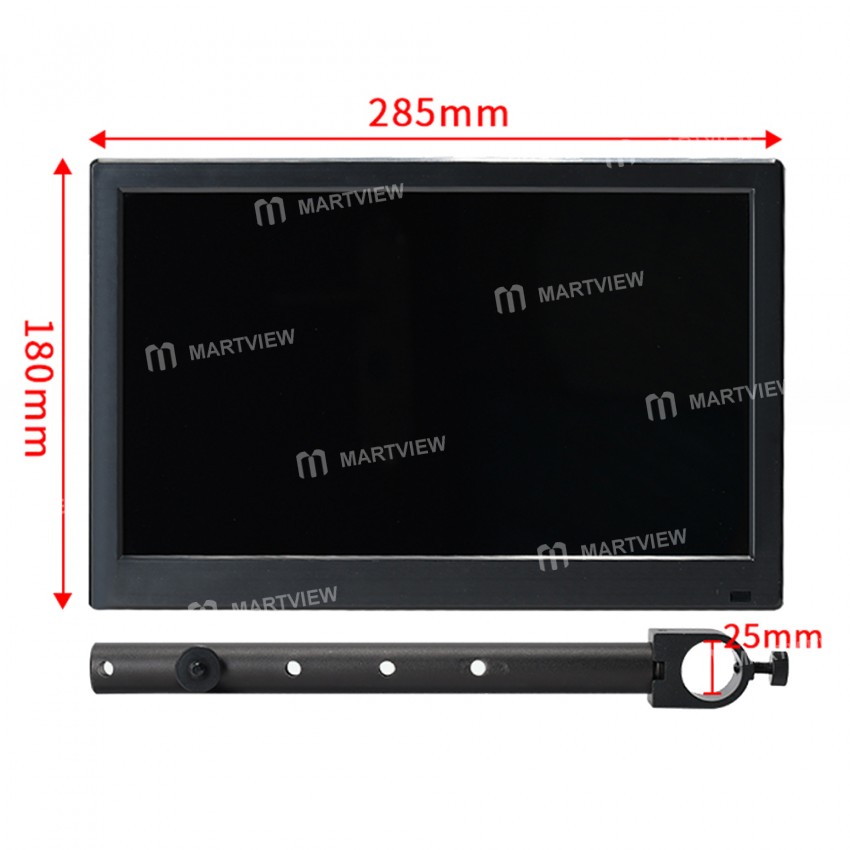HDMI VGA Industrial Monitor 11.6 Inch LCD IPS Displayer with Stand Holder for Stereo Microscope Vide