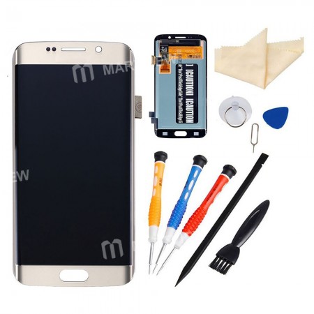 Replacement original LCD for samsung galaxy s6 edge digitizer assembly gold