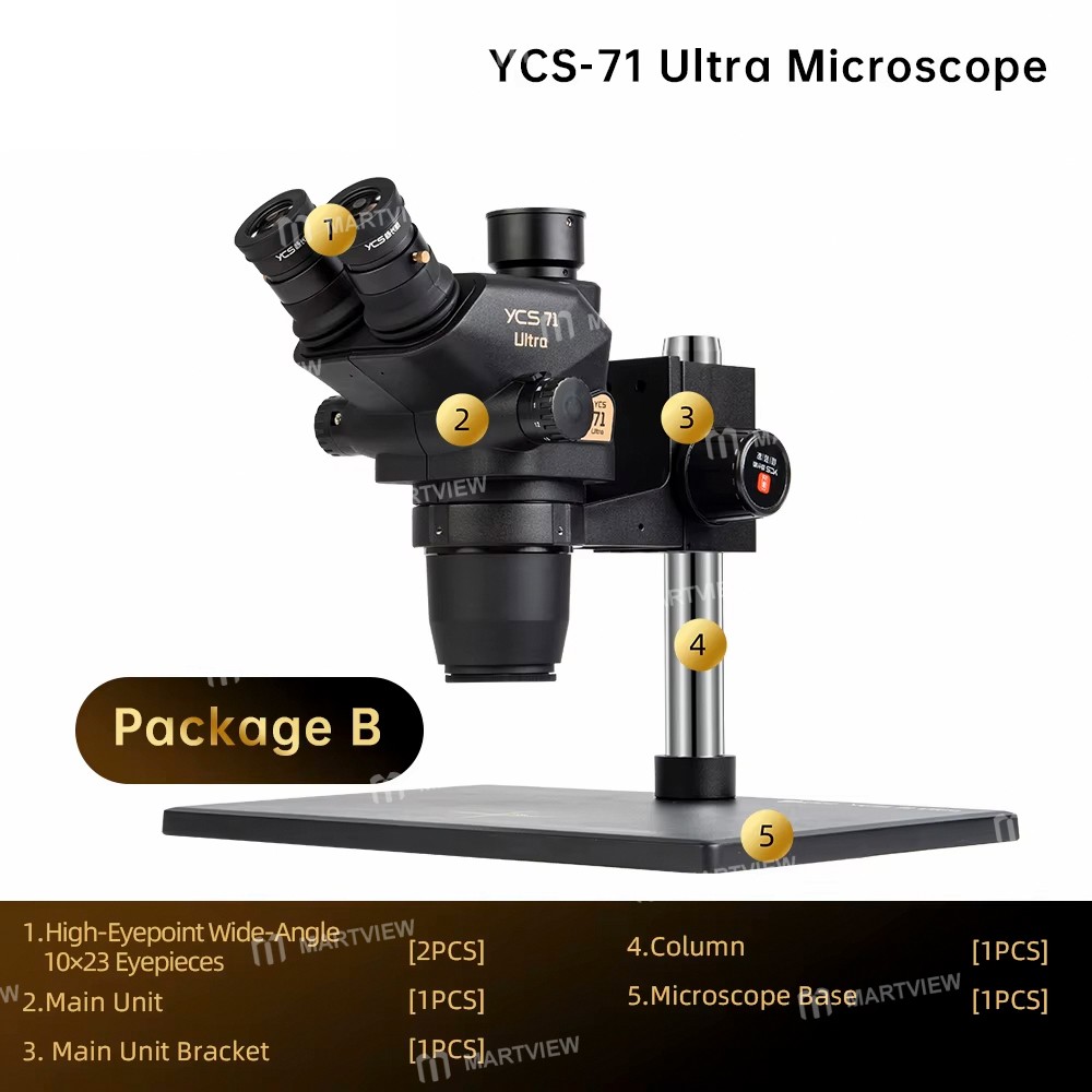 ycs 71-ultra-trinocular-macroscopic-co-visual-stereo-microscope-set-for-soldering-repair-3