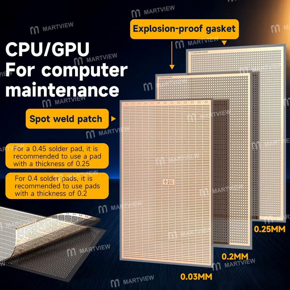 xzz cpu-gpu-computer-specific-spot-welding-pads-explosion-proof-gaskets-3