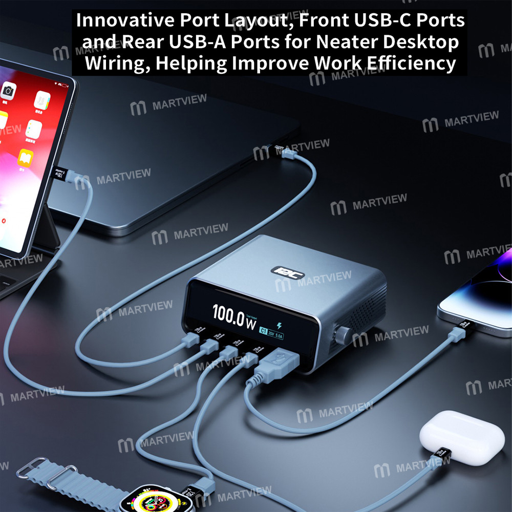 i2c a08-100w-fast-charging-colorful-large-screen-smart-display-desktop-charging-monitor-10