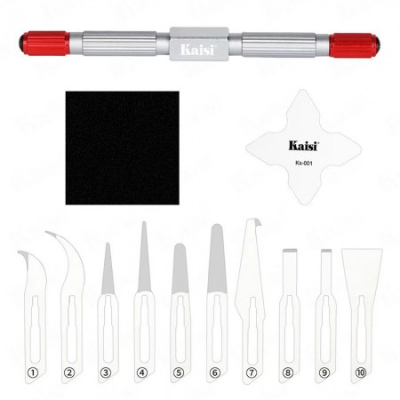 Kaisi K-310 10-in-1 Double-Headed Crowbar High Toughness Blade Set for Mobile Phone Repair
