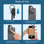 200X Mini Universal Optical Zoom Mobile Magnifier for Mobile Phone Camera