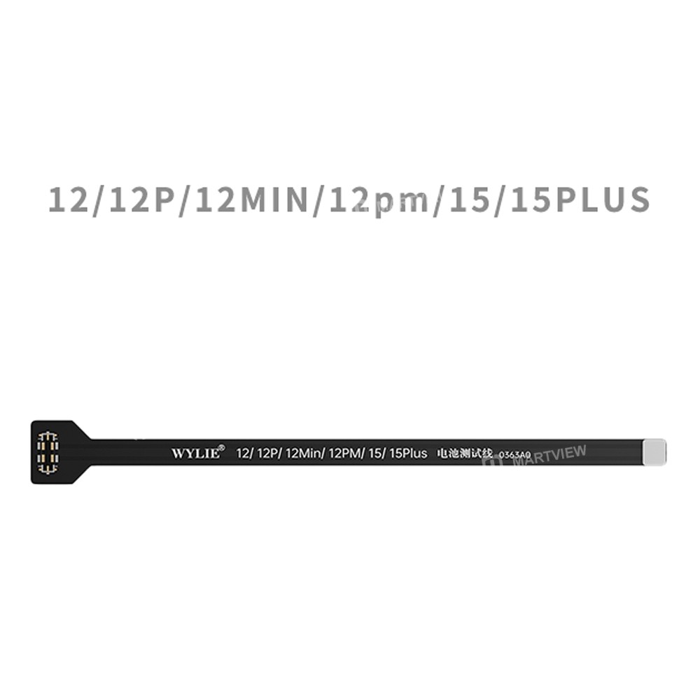 wylie external-battery-test-extension-flex-cable-for-iphone-8-to-15pro-max-5