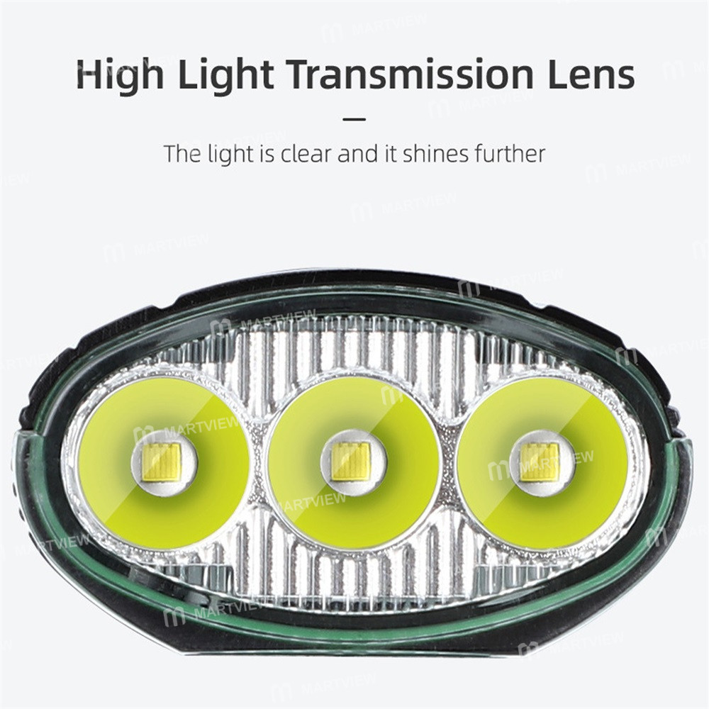 bengguo led-bike-lights-rechargeable-3000mah-6