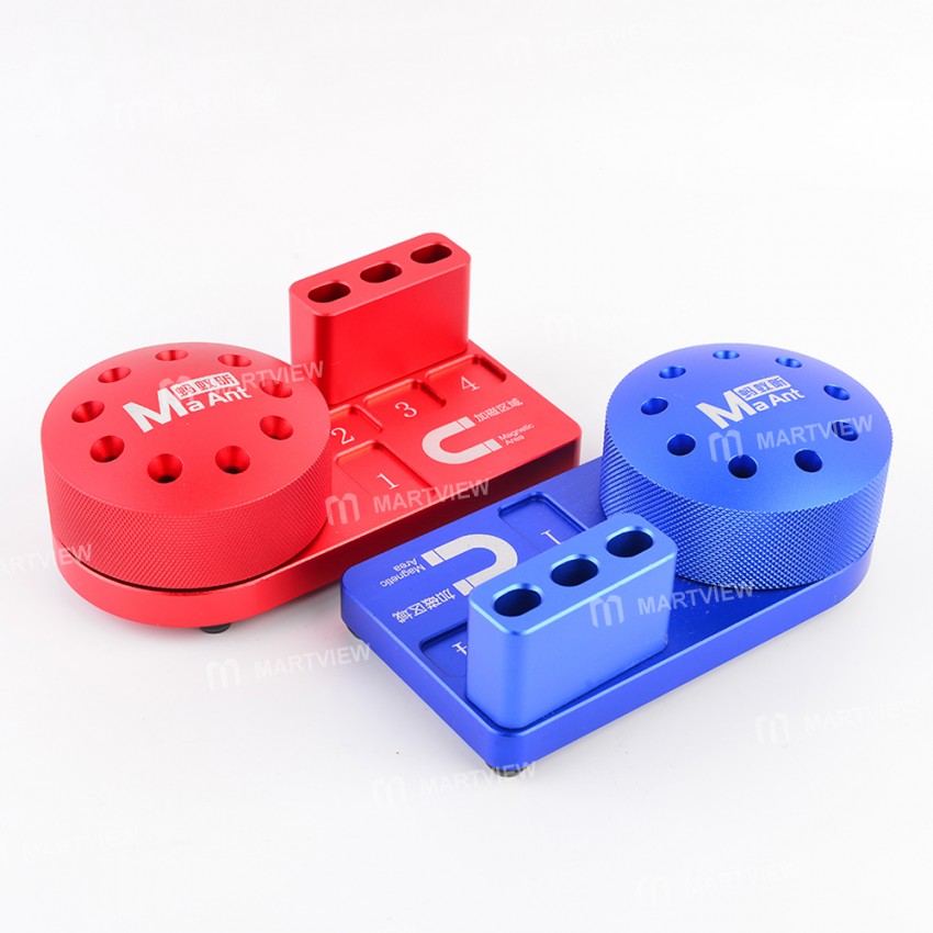 MaAnt Aluminum Alloy 360° Rotary Multifunction Screwdriver Storage Tool