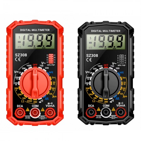 Aneng SZ308 Handheld Multifunctional AC / DC Digital Multimeter with hFE Triode Test