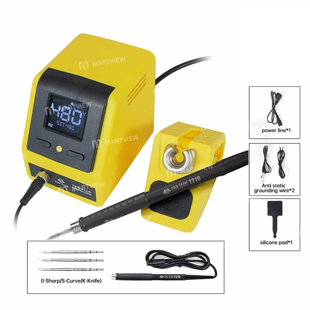 110V Digital Soldering Iron Kit – Adjustable 180-500°C, LED, LCD Display – Constant Temp Control