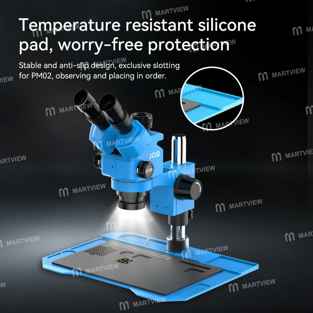 jcid m36560a-65-60x-continuous-zoom-trinocular-stereo-microscope-with-aluminum-alloy-base-8