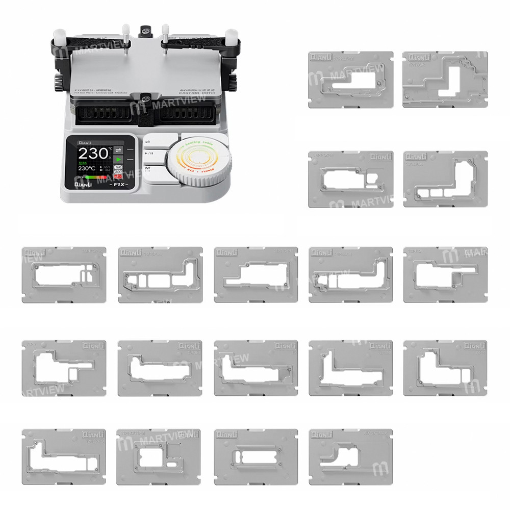 qianli f1x-smart-curved-heating-desoldering-platform-for-iphone-x-to-17pro-max-motherboard-layering-