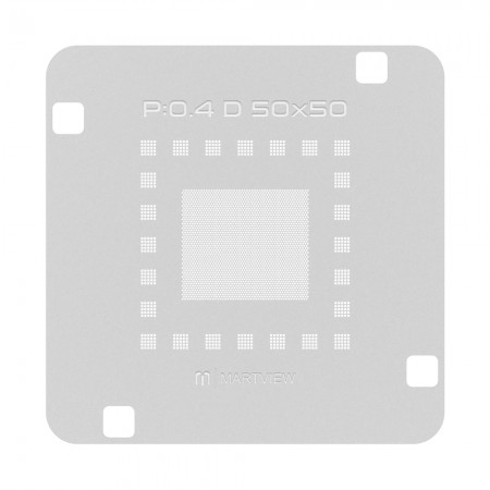 Martview RB-03 P:0.4 D 50x50 Universal BGA ICs Reballing Stencil Net