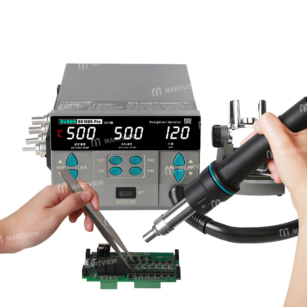 sugon 8610dx-pro-1000w-high-power-heat-gun-digital-display-desoldering-rework-station-8