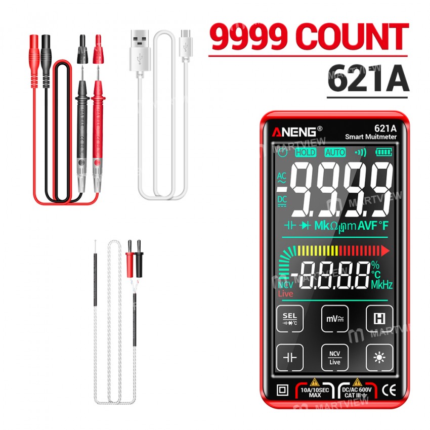 aneng 621a-portable-auto-range-usb-charging-lcd-touch-screen-ncv-digital-multimeter-14