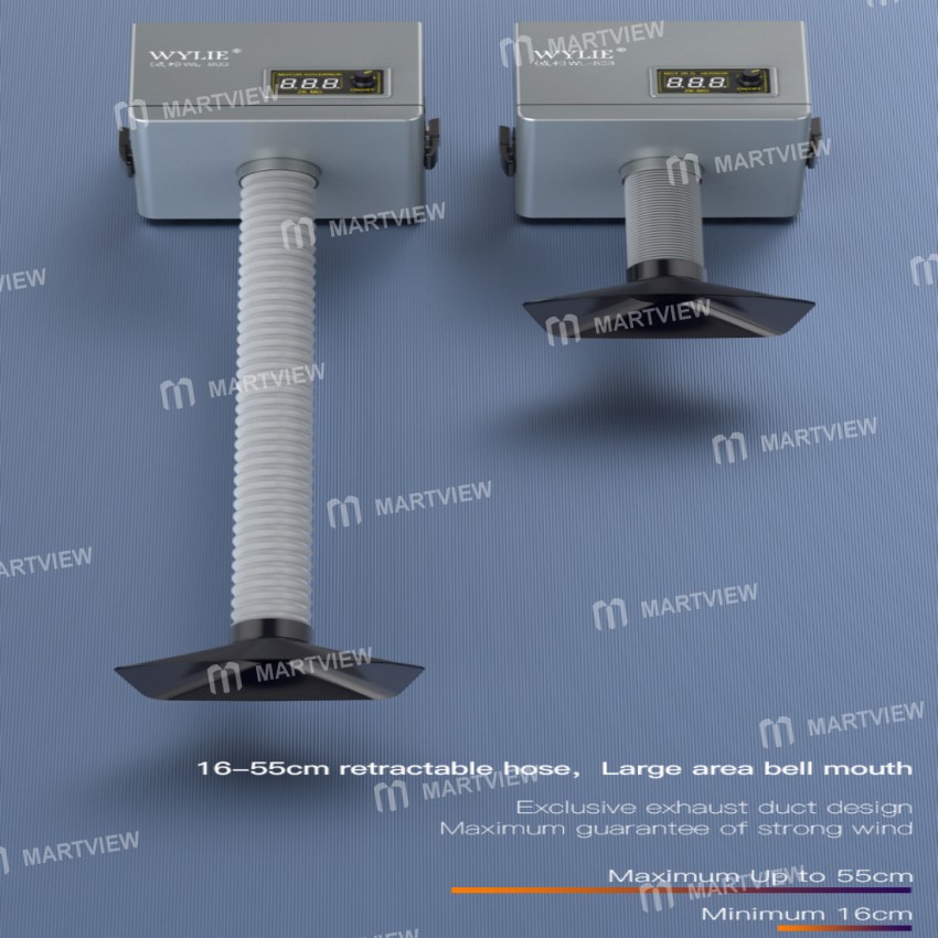 WYLIE WL-803 Desktop Smoke Absorber Welding Fume Ventilating Fan Purifier Flux Dust Extractor Tool