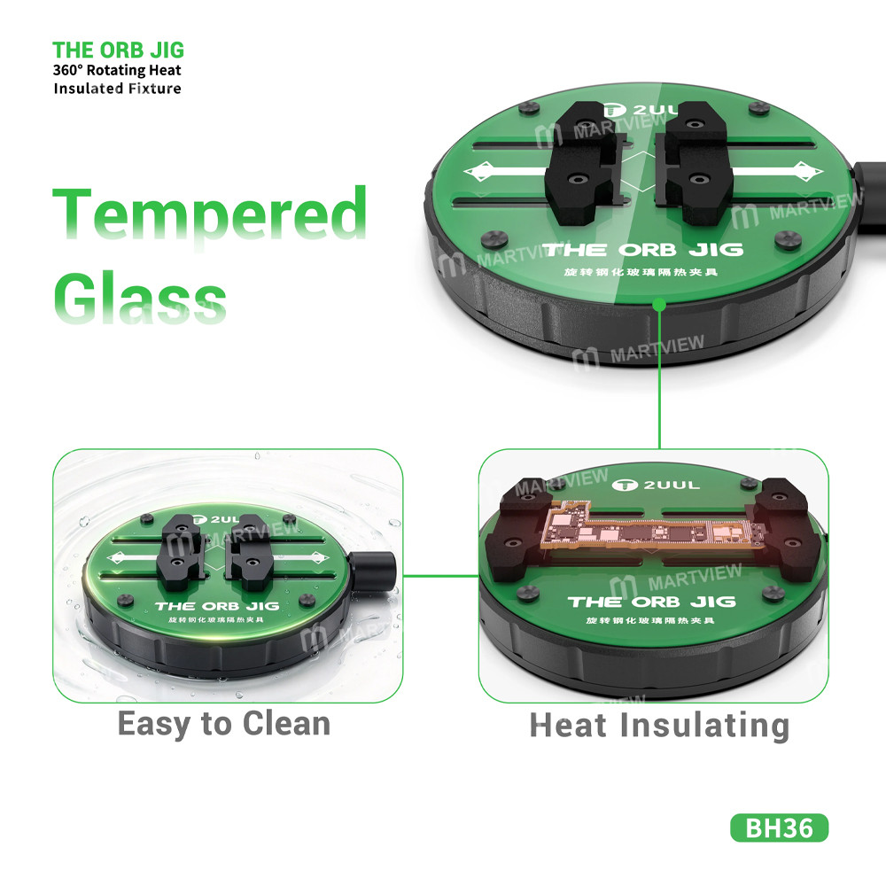2uul bh36-the-orb-jig-360-rotating-tempered-glass-insulated-fixture-for-phone-motherboard-repair-6